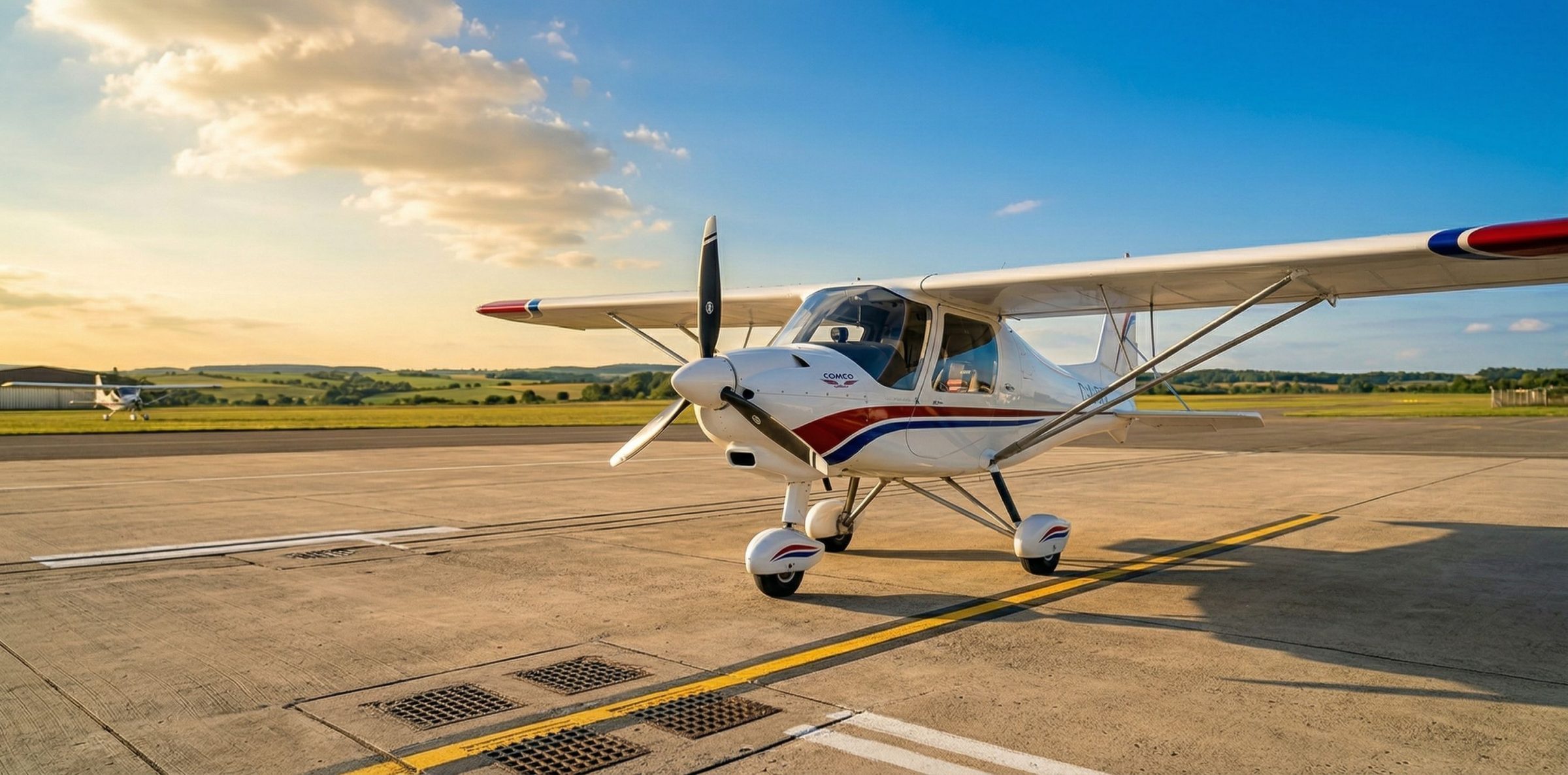 Comco Ikarus C42 B – Topzustand, frisch nachgeprüft